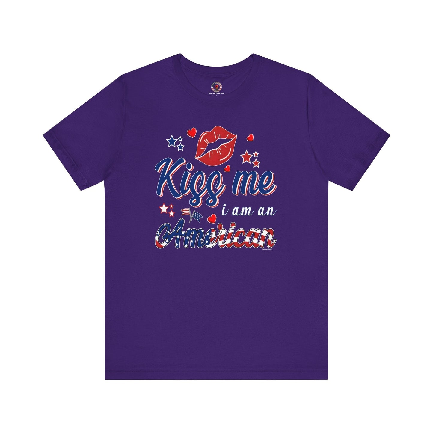 Kiss Me I Am An American T-Shirt The Devil's Pickle