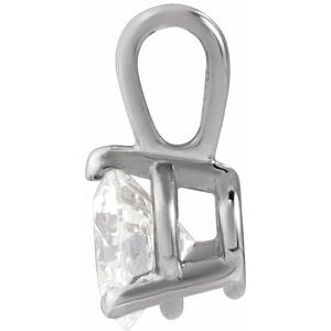 Sterling Silver 1/3 CT Lab-Grown Diamond Pendant Ethereal Legacy Boutiques
