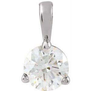 Platinum 1/3 CT Lab-Grown Diamond Pendant Ethereal Legacy Boutiques
