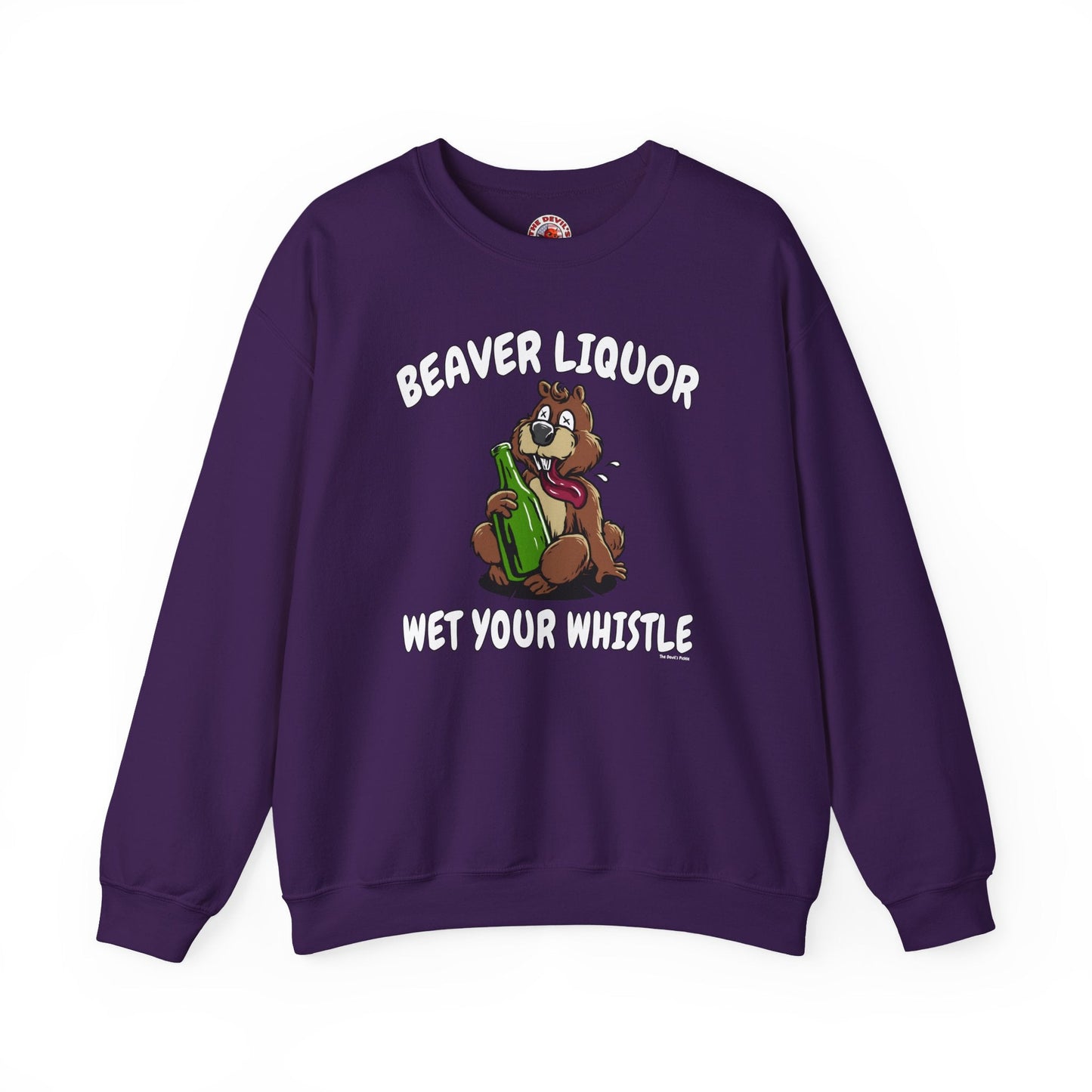 Beaver Liquor Crewneck Sweatshirt The Devil's Pickle