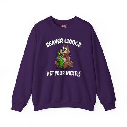 Beaver Liquor Crewneck Sweatshirt The Devil's Pickle