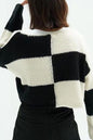 Checkered knit sweater Shop Style & More | Fresh Looks, Everyday Deals & Free Shipping
