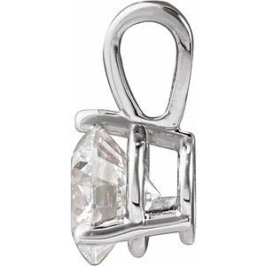 Platinum 5/8 CT Lab-Grown Diamond Pendant Ethereal Legacy Boutiques