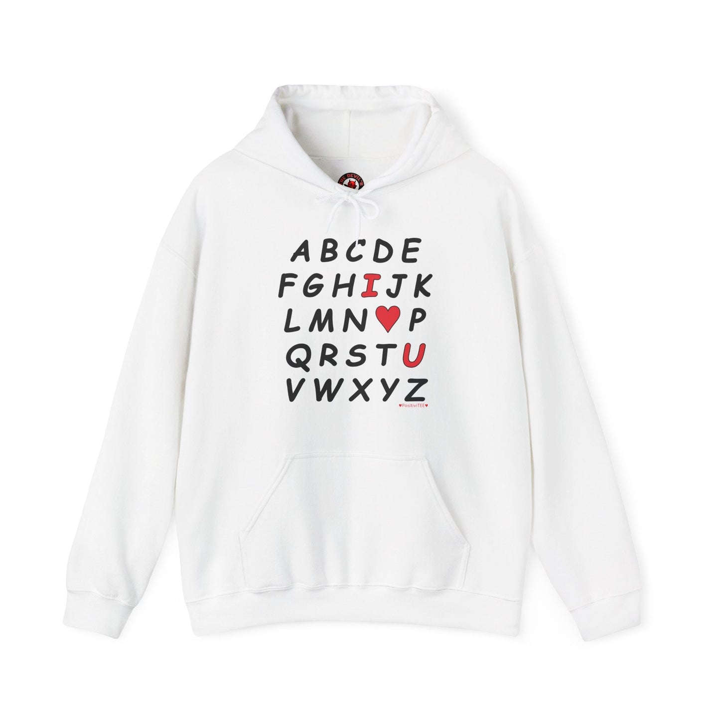 ABC I Love You Hooded Sweatshirt The Devil's Pickle