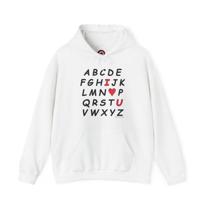 ABC I Love You Hooded Sweatshirt The Devil's Pickle