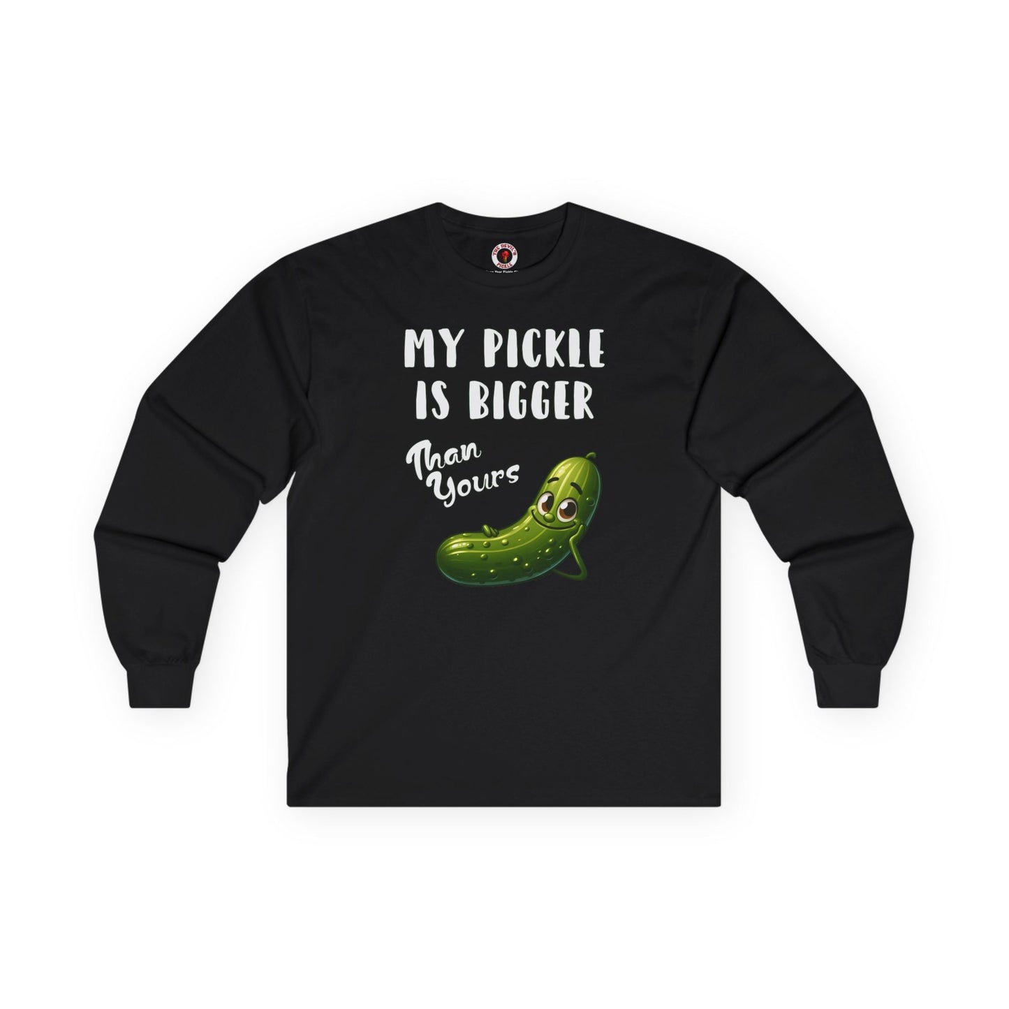 My Pickle Is Bigger Than Yours Long Sleeve Tee The Devil's Pickle