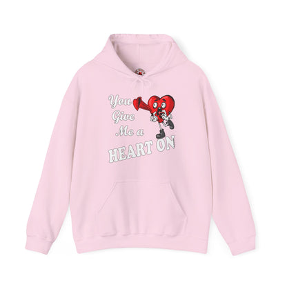 You Give Me A Heart On Hooded Sweatshirt