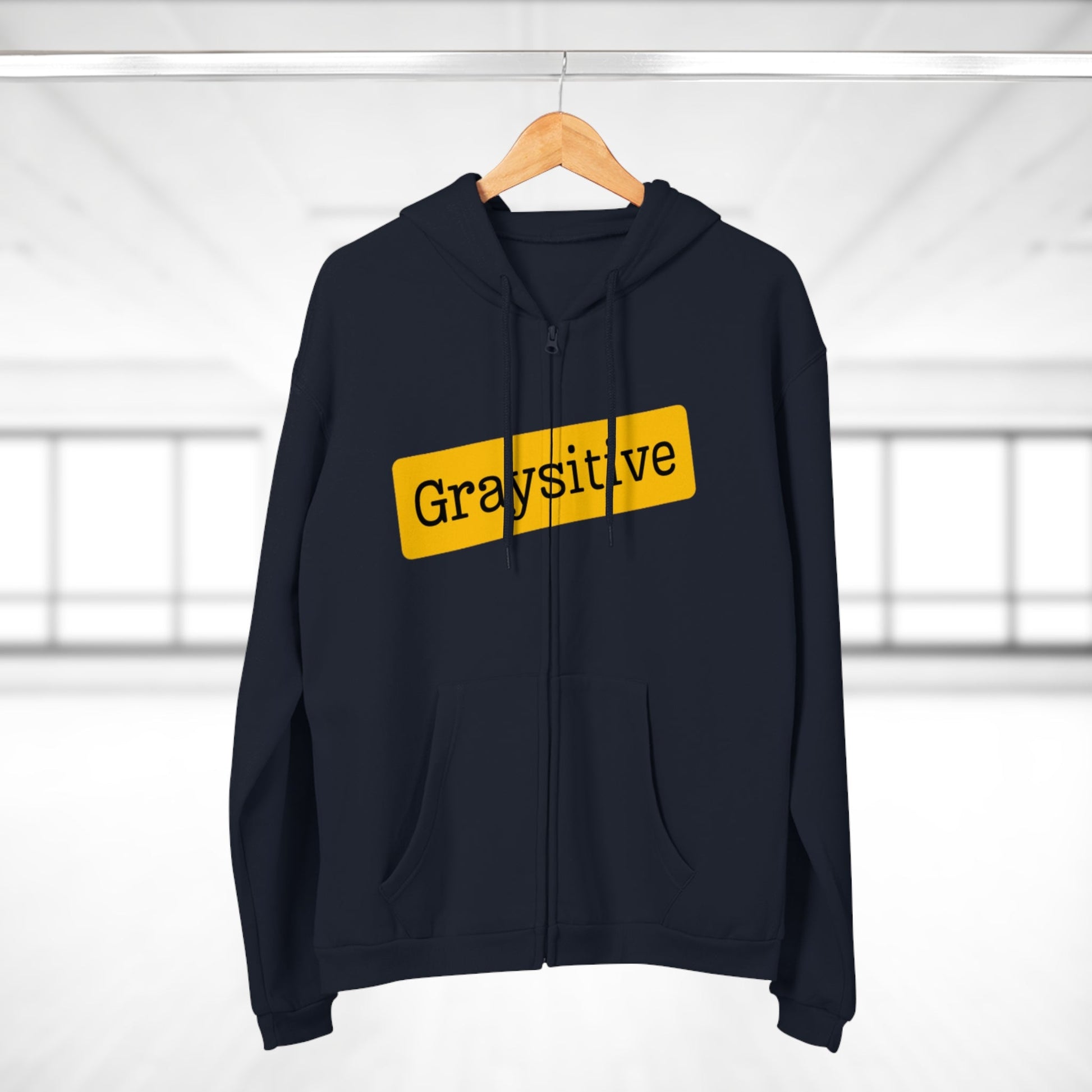 Unisex Hooded Zip Sweatshirt Grayceful LLC