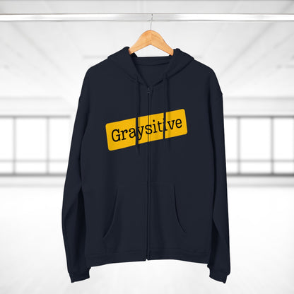 Unisex Hooded Zip Sweatshirt Grayceful LLC