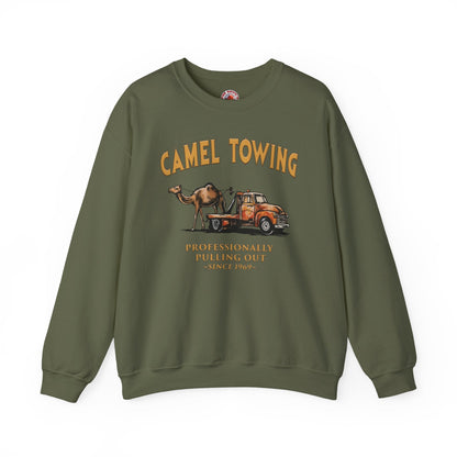 Camel Towing Crewneck Sweatshirt The Devil's Pickle