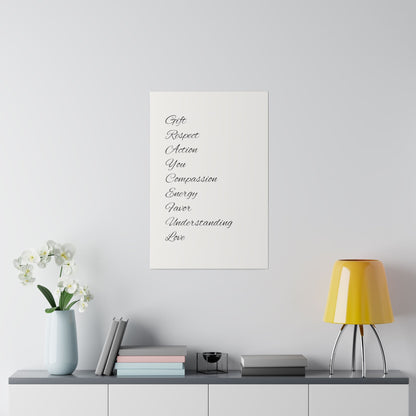 Matte Canvas, Stretched, 0.75" Grayceful LLC
