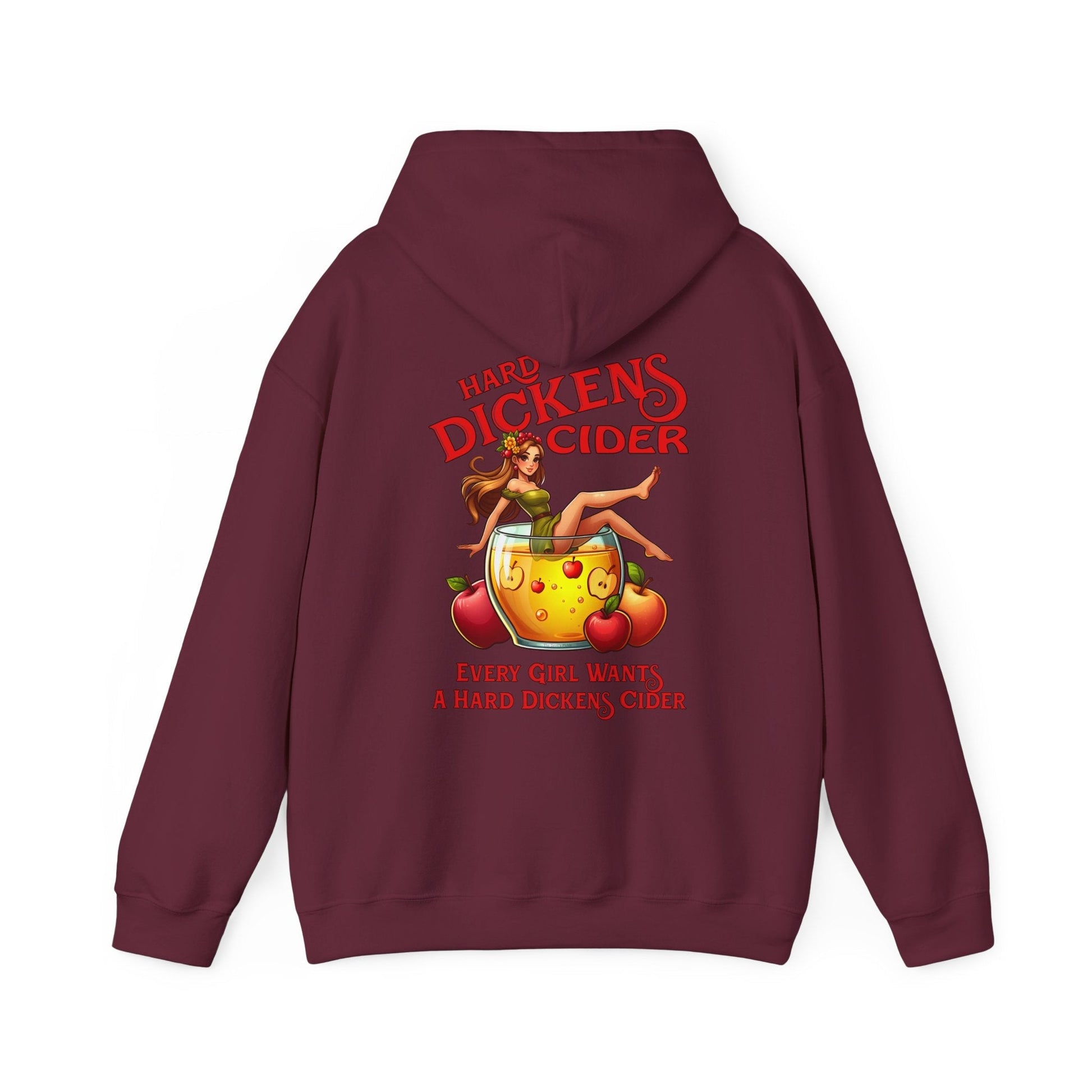 Hard Dickens Cider Front/Back Hooded Sweatshirt The Devil's Pickle
