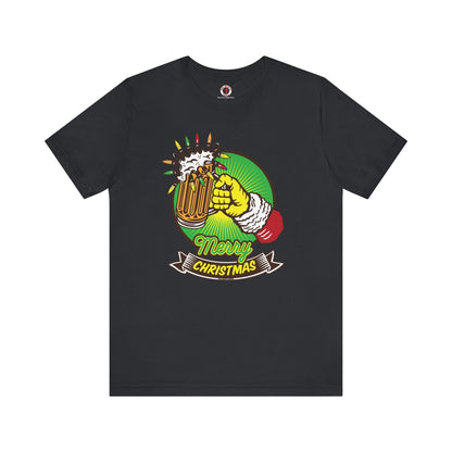 Merry Christmas Beer T-Shirt The Devil's Pickle