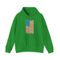 Tattered American Flag Hooded Sweatshirt The Devil's Pickle