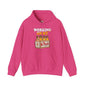 Working On My 6 Pack Hooded Sweatshirt The Devil's Pickle