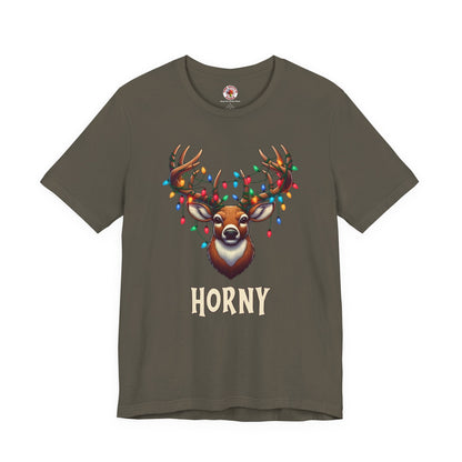 Horny Reindeer T-Shirt The Devil's Pickle