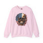 American Flag Skull Crewneck Sweatshirt