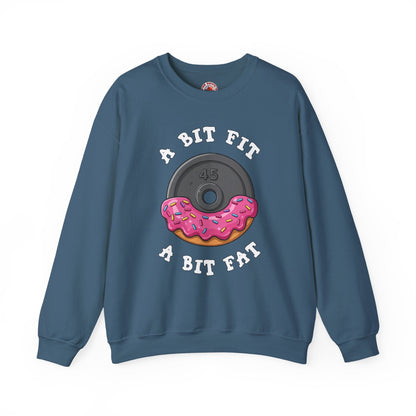A Bit Fit, A Bit Fat Crewneck Sweatshirt The Devil's Pickle