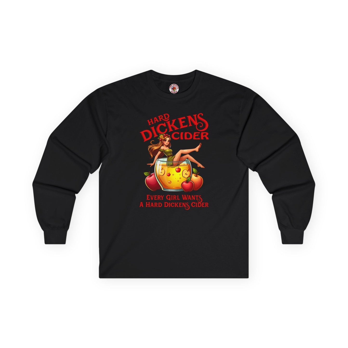 Hard Dickens Cider Long Sleeve Tee The Devil's Pickle