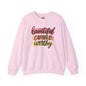 Beautiful Capable Worthy Crewneck Sweatshirt The Devil's Pickle