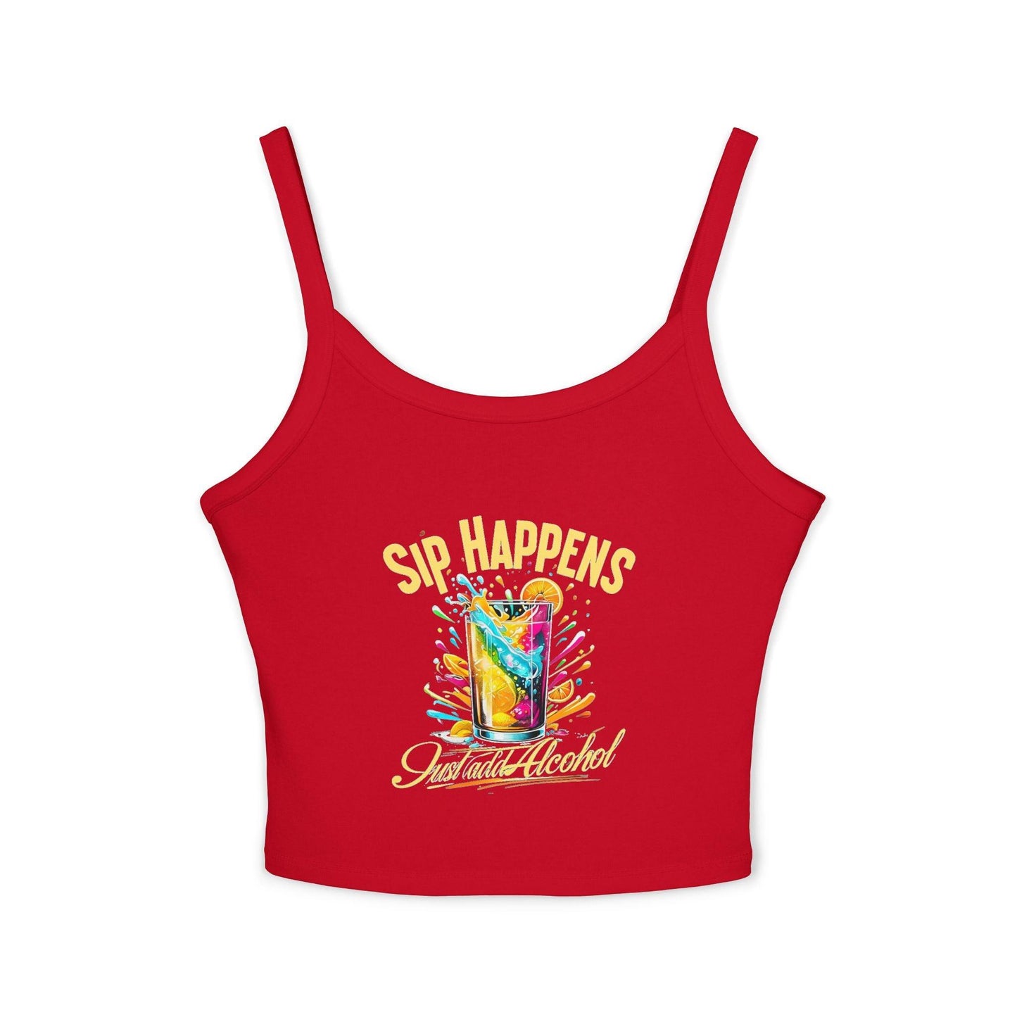 Playful & Stylish Womens Spaghetti Strap Tank Top Country in My Heart