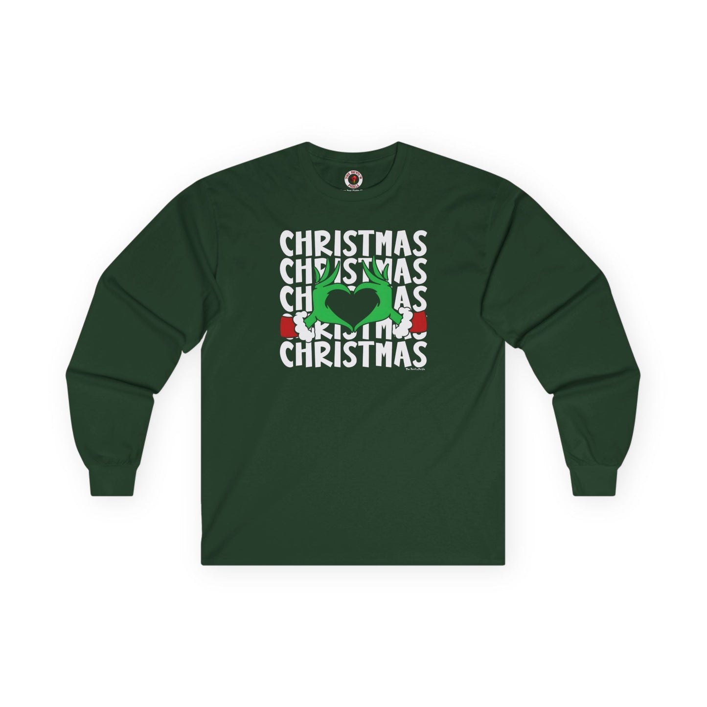Christmas Heart Long Sleeve Tee The Devil's Pickle