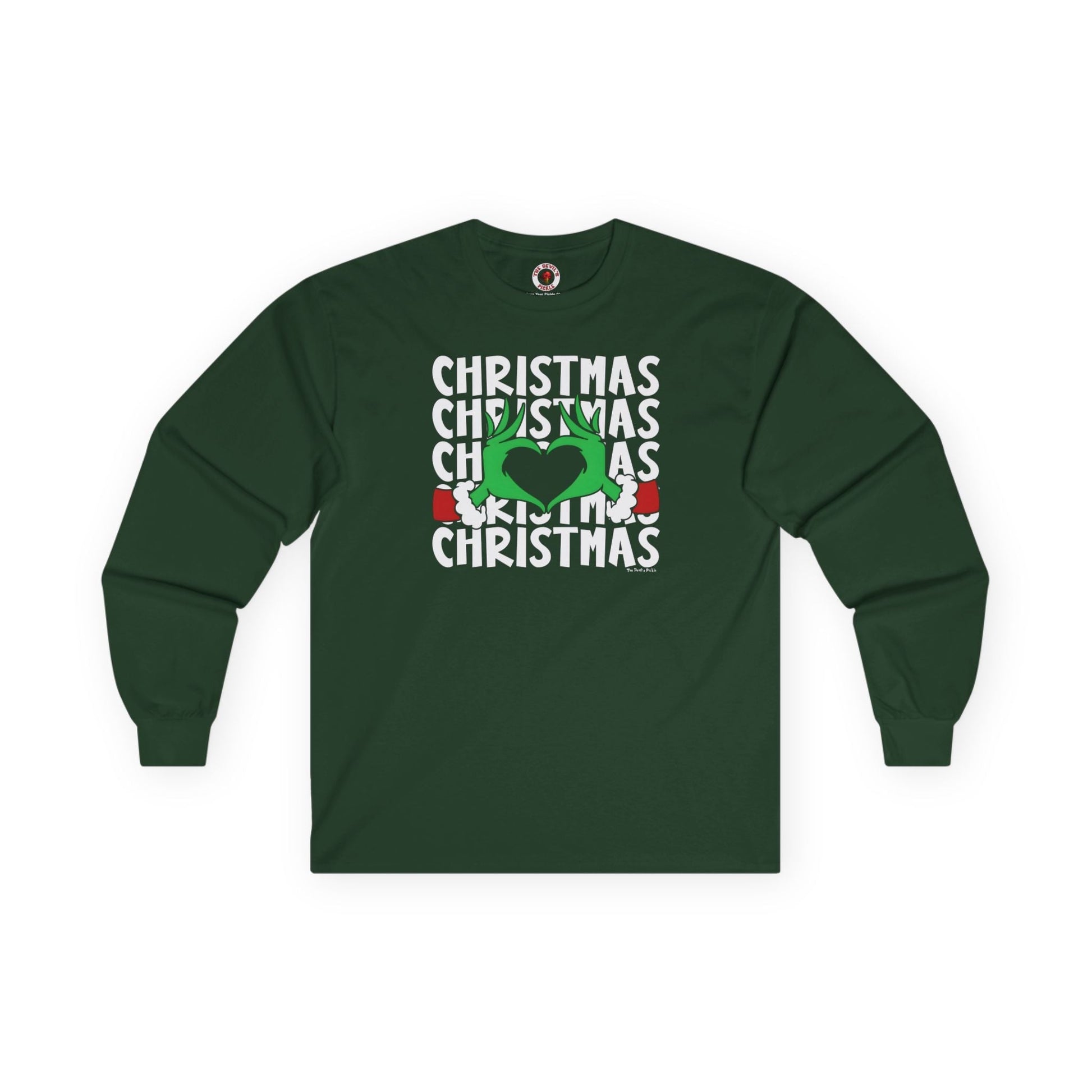 Christmas Heart Long Sleeve Tee The Devil's Pickle