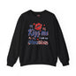 Kiss Me I Am An American Crewneck Sweatshirt The Devil's Pickle