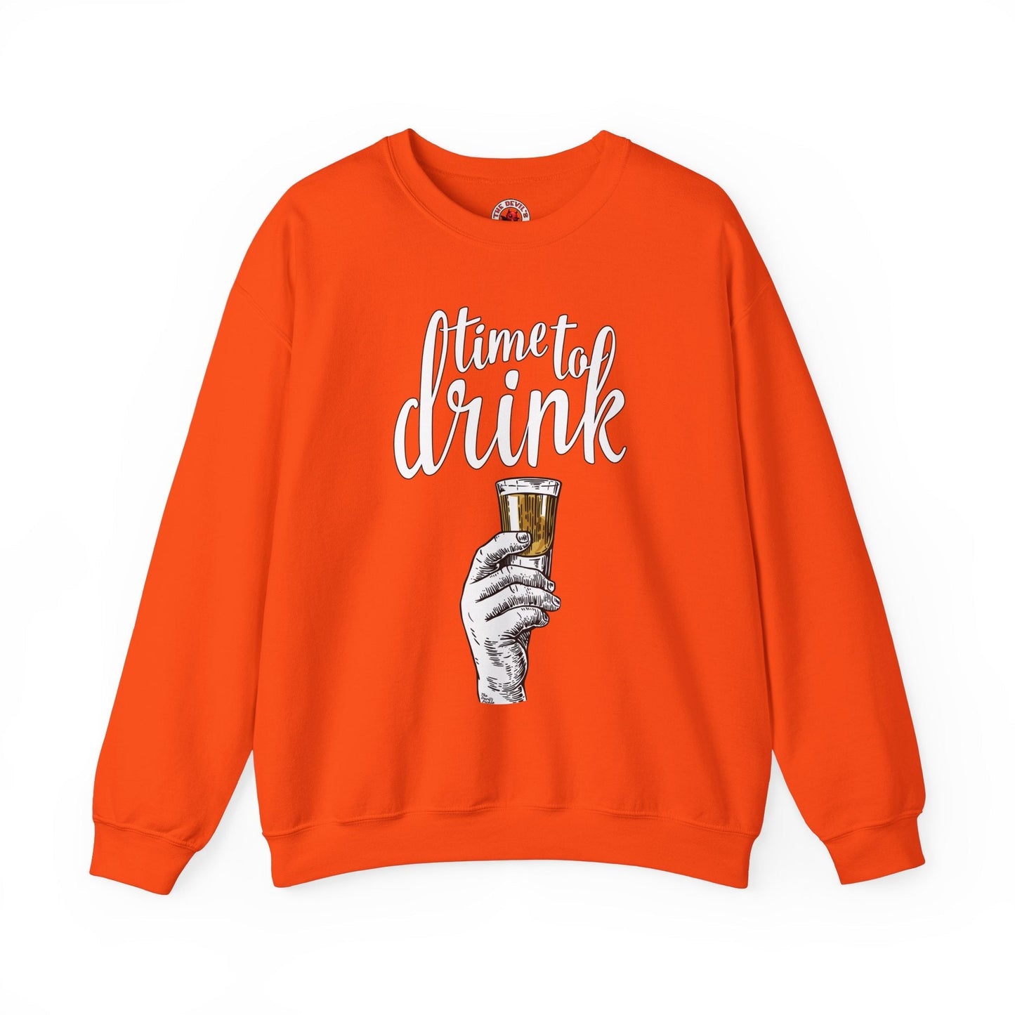 Time To Drink Crewneck Sweatshirt The Devil's Pickle