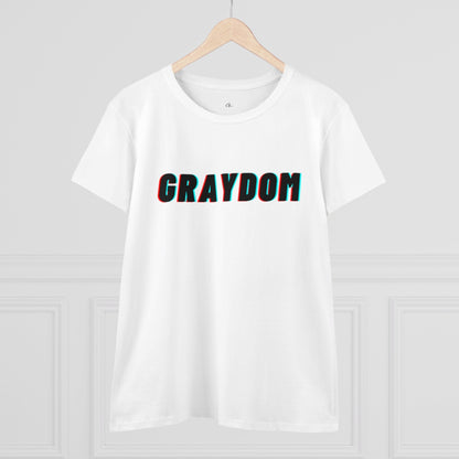 Graydom Women's Midweight Cotton Tee Graydom Grayceful LLC