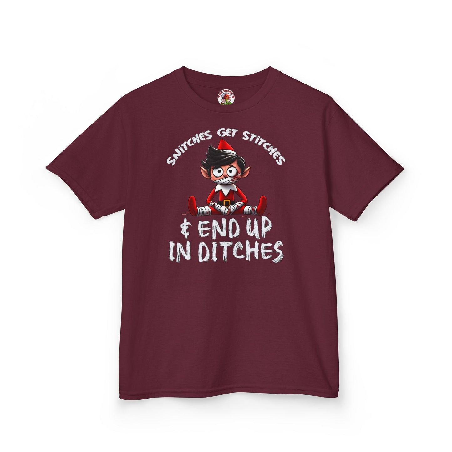 Snitches Get Stitches Kids T-Shirt