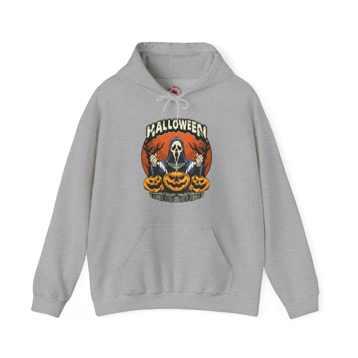 Screamer Killer Ghost Halloween Hooded Sweatshirt The Devil's Pickle