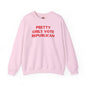 Pretty Girls Vote Republican Crewneck Sweatshirt The Devil's Pickle