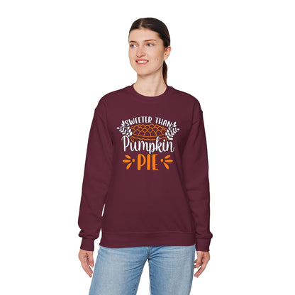 Sweeter Than Pumpkin Pie Crewneck Sweatshirt The Devil's Pickle