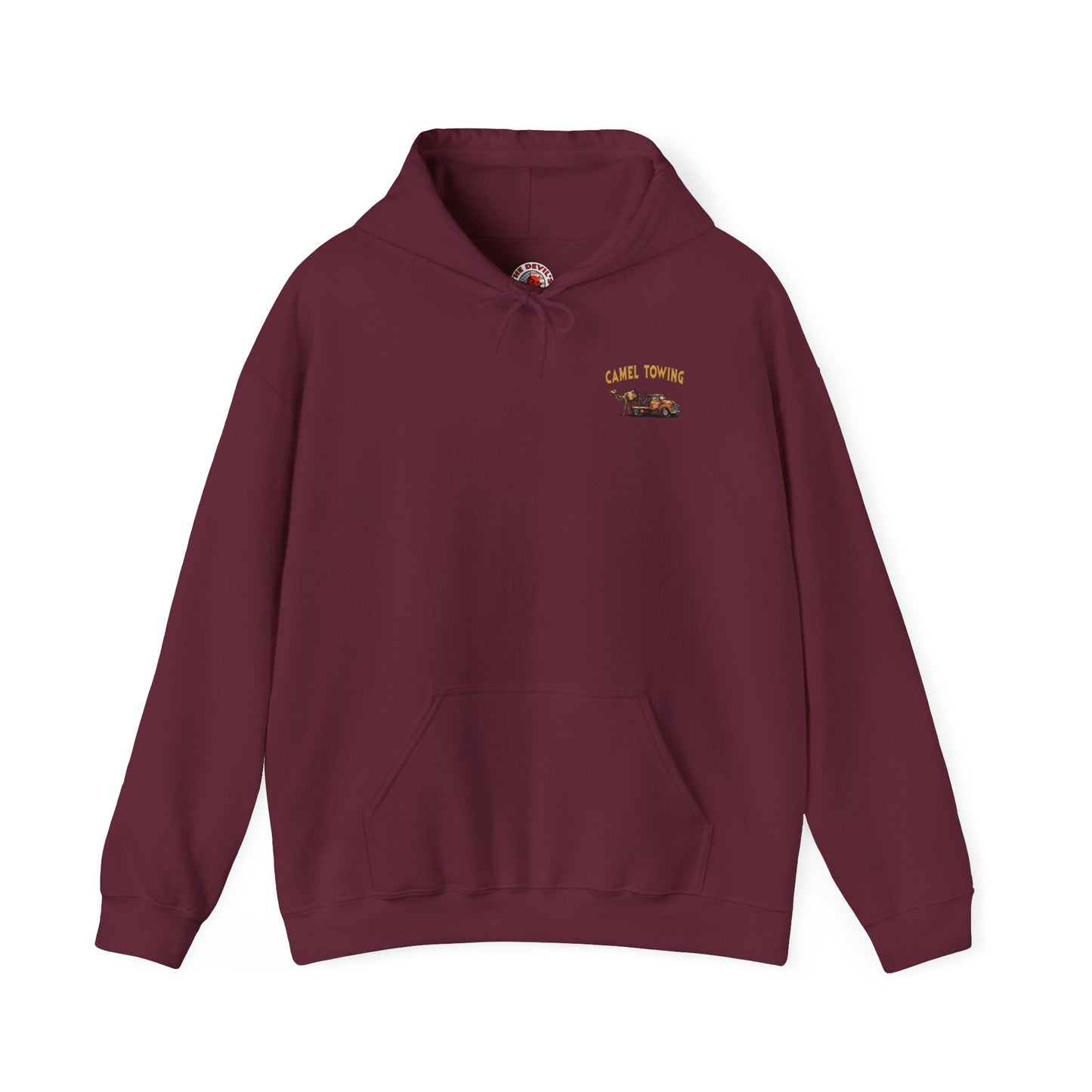 Camel Towing Back Hooded Sweatshirt The Devil's Pickle