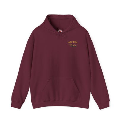 Camel Towing Back Hooded Sweatshirt The Devil's Pickle