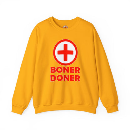 Boner Doner Crewneck Sweatshirt The Devil's Pickle