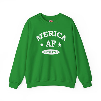 Merica AF Crewneck Sweatshirt The Devil's Pickle