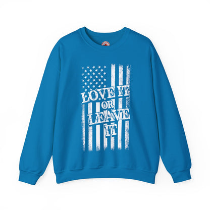 Love It Or Leave It Crewneck Sweatshirt The Devil's Pickle