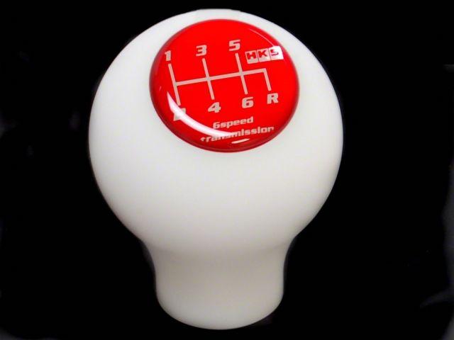 HKS Limited Edition White Ball Shift Knob M10x1.25 Thread FR SPORT