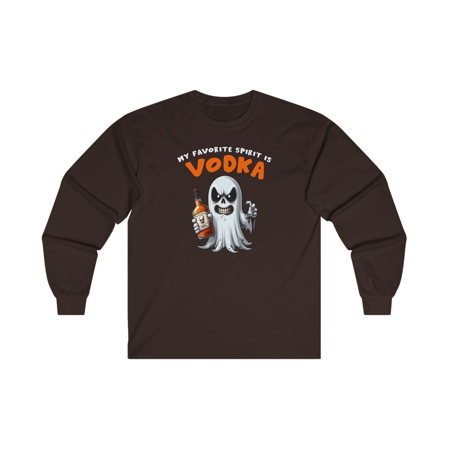 My Favorite Spirit Is Vodka Long Sleeve Tee The Devil's Pickle