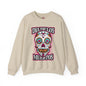 Dia De Los Muertos Skull Crewneck Sweatshirt The Devil's Pickle