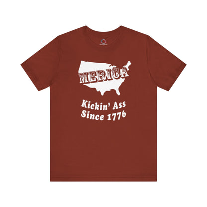 MERICA Kickin' Ass Since 1776 T-Shirt The Devil's Pickle