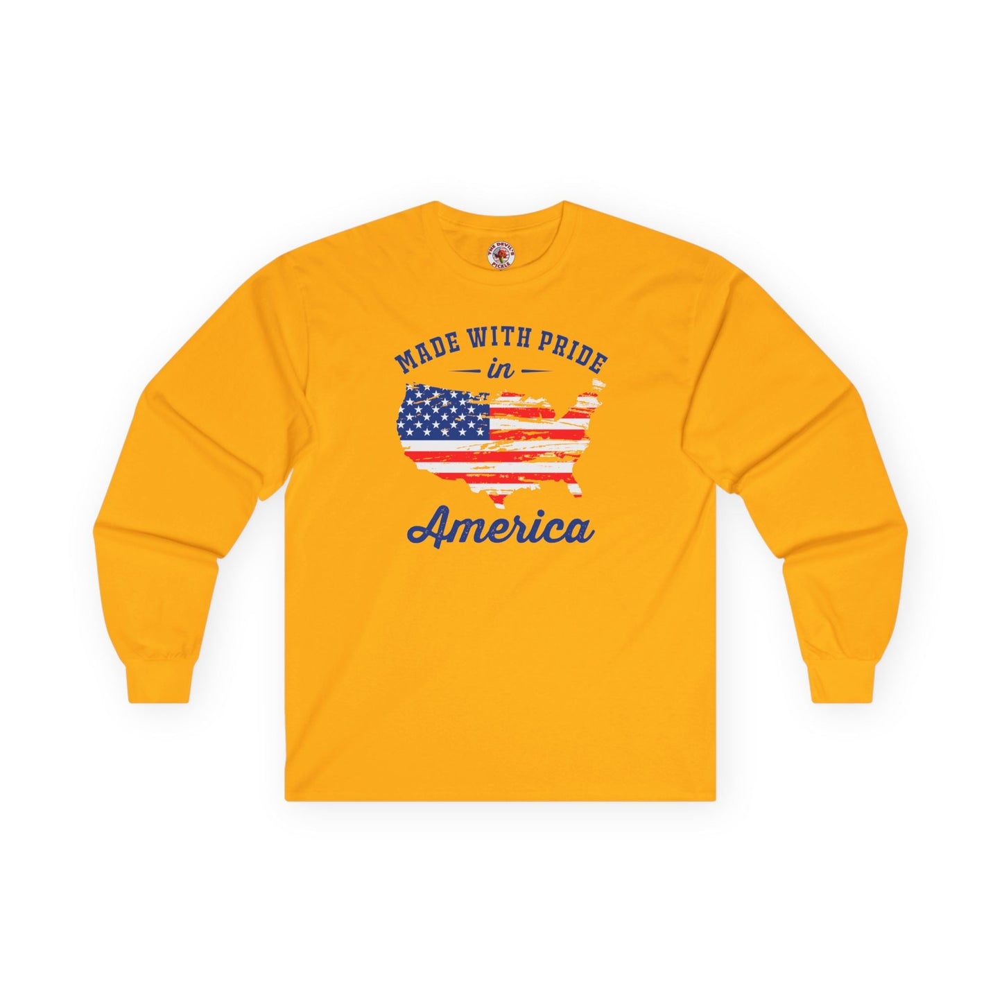 Made With Pride In America Long Sleeve Tee The Devil's Pickle