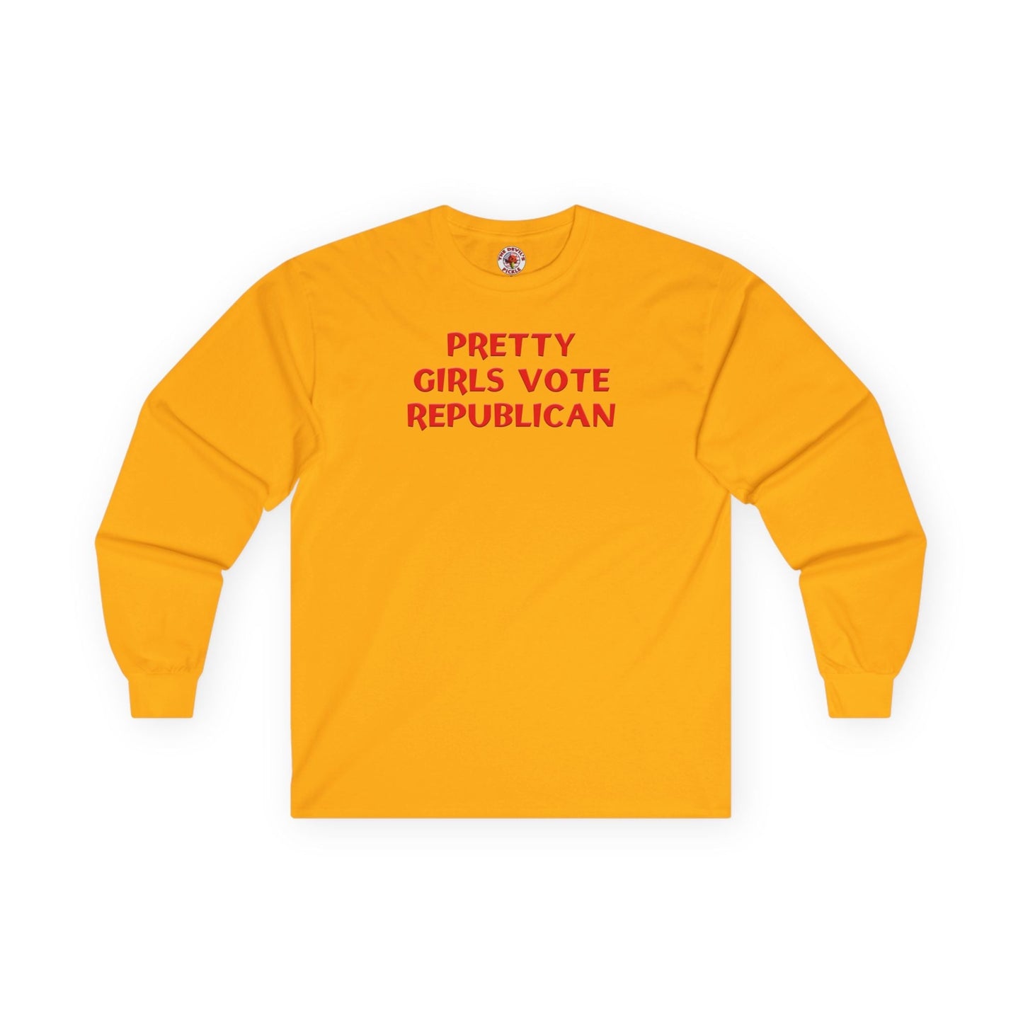 Pretty Girls Vote Republican Long Sleeve Tee The Devil's Pickle