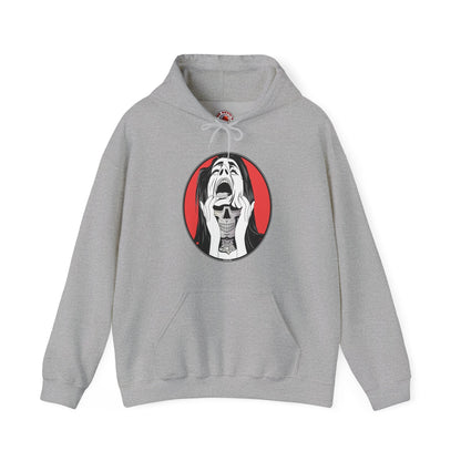 Skull Woman Hooded Sweatshirt The Devil's Pickle