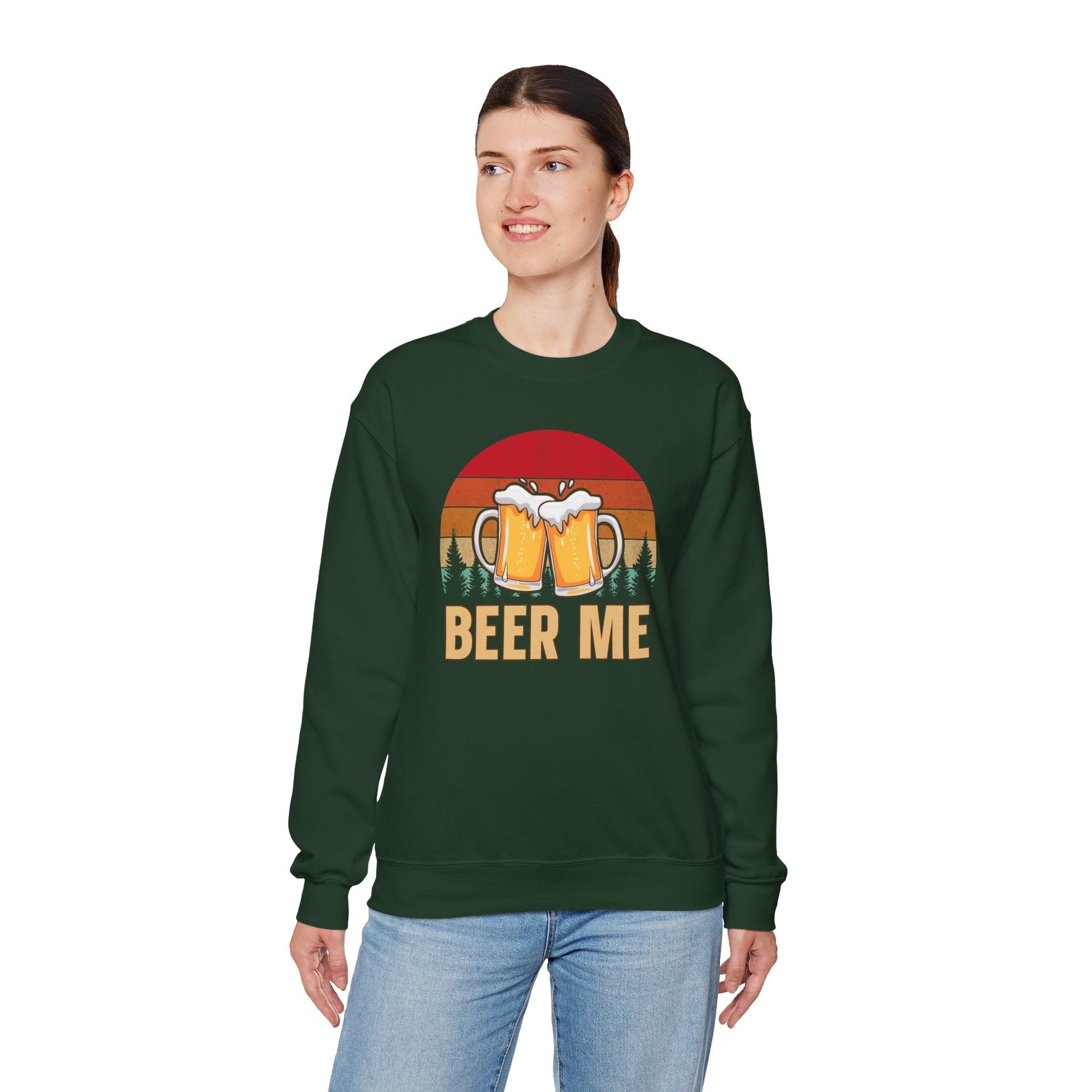 Beer Me Crewneck Sweatshirt The Devil's Pickle