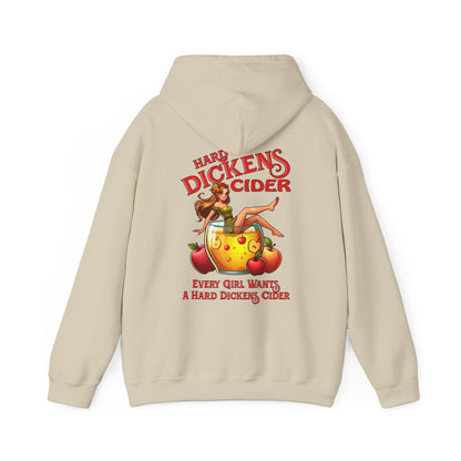 Hard Dickens Cider Front/Back Hooded Sweatshirt The Devil's Pickle