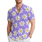 Men's Floral Print Casual Shirt with Unique Design SnagBag