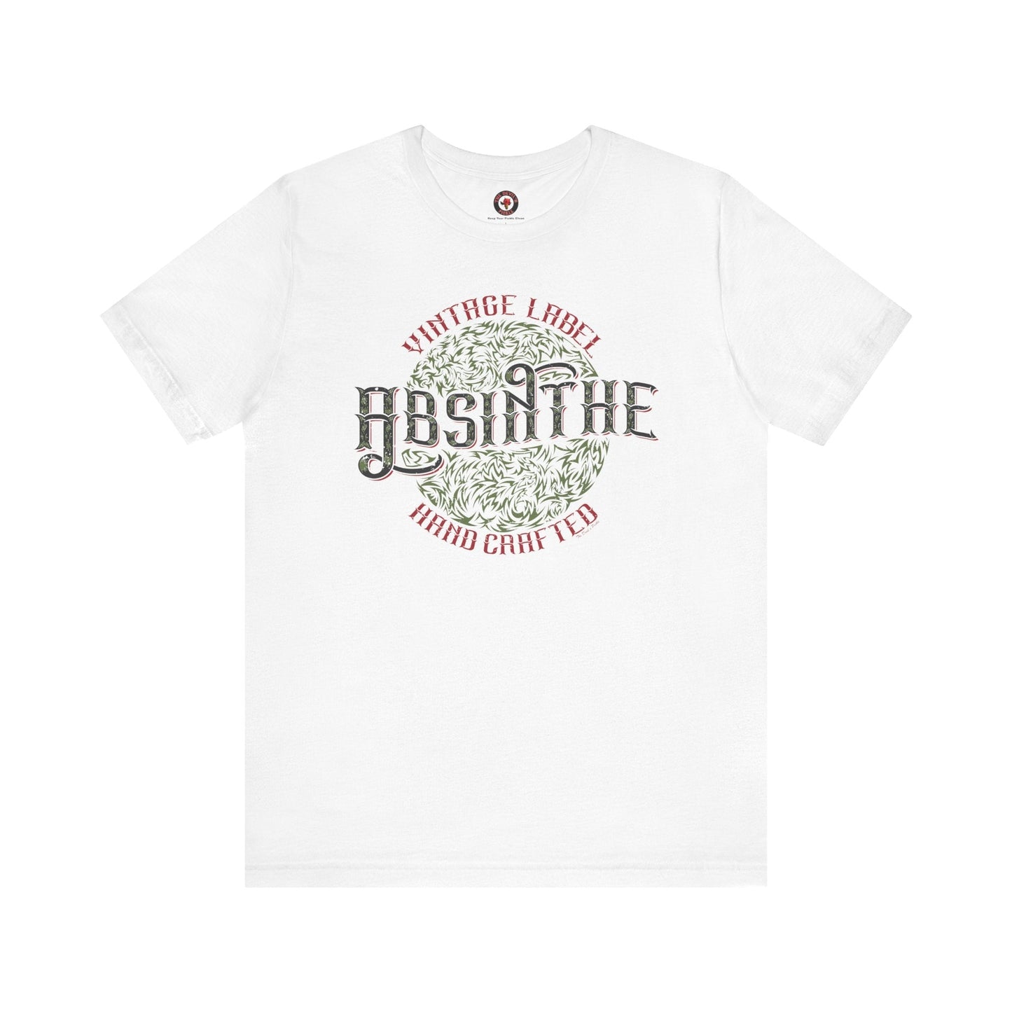 Vintage Label Absinthe T-Shirt The Devil's Pickle